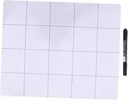SHINEOFI 2pcs 1 Set Work Mat for Small Parts Rewritable Surface to Prevent Losing Screws and Tiny Components for Cell and Maintenance
