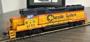 Bachmann HO Scale #63533 EMD GP40 Chessie System / B&O #4155 - DCC Ready & NIB!