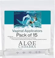 Extra Disposable Vaginal Applicators (15 Pack) Individually Wrapped, Fits Threaded Vaginal Creams and Contraceptive Gels