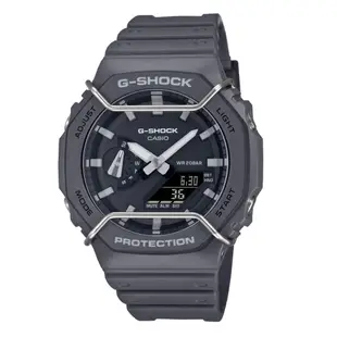 CASIO 卡西歐 G-SHOCK 啞光金屬雙顯手錶 GA-2100PTS-8A
