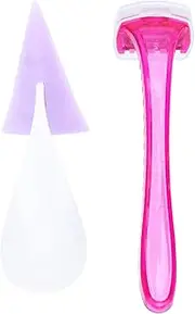 Ipetboom 1set Women Privates Hair Shaper Creative Silicone Razor Random Color