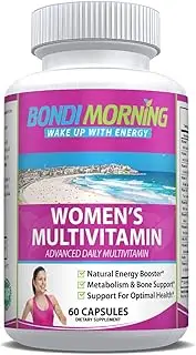 Multivitamin for Women - with Essential Vitamins, Minerals & Antioxidants, Natural Female Immune System & Metabolism Support, Women’s Energy Multivitamin Supplement. 60 Capsules