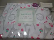 Kids Rule Full Sheet Set PARIS ~ Eiffel Tower, Cupcake, Lollipop, French Poodle