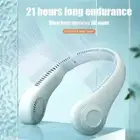 New Hanging Neck Fan Portable Cooling Usb Leafless 360 Degree Rechargeable Use