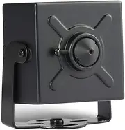 Mini Security POE IP Camera, HD 3MP Small Indoor Camera 3.7 mm Pinhole P2P Remote View H.265 CCTV Video Camera(I706-2-P Black)