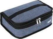 MIER Insulated Lunch Bag Small Lunch Box Bag Women Men Kids Portable Mini Cooler Bag for School Work Travel 5L, Blue