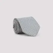 [Brioni] Brioni-Navy Blue Silk Tie-Uomo OS OS
