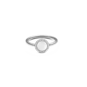 Daniel Wellington Audrey Ring Mother of Pearl Silver