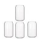 4 Pack Can Shape Glass Fashion Water Milk Juice Simple Juice Cup Glass6806