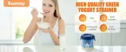 Greek Yogurt Strainer Fine Mesh Yogurt Filter with Lid Reusable Plastic lervR