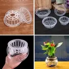 Aquarium Flower Pot Mesh Net Cloning Plastic Plants Growth Plant Culture Blue