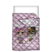 LOL Surprise Girls Polyester Coverlet - Single Bed