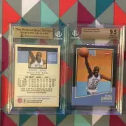 2013/14 Fleer Retro Michael Jordan #40 HOF Legend BGS Gem Mint 9.5 Tar Heels