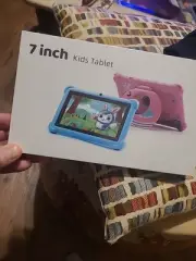 Android 12 Kids Tablet, 7 inch Tablet for Kids, 4GB RAM 32GB ROM Pink