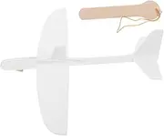 Yardwe DIY Wooden Airplane Model Kit Build Fly Plane Glider for Boys and Girls Aviation Education Craft Kit