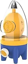 Egg Mixer Manual Egg Shaker Egg Spinner for Boiled Golden Eggs Egg Spinner Golden Egg Maker Egg Shaker Egg Scrambler Manual Mixer(Yellow)