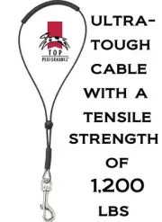 15" Top Performance HEAVY DUTY STEEL CABLE GROOMING LOOP for Dog Table Arm,Bath