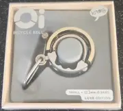 Knog Oi Bicycle Bell Luxe Edition Small 22.2mm Clamp - Brass