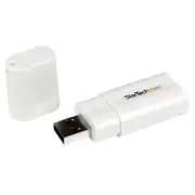 StarTech ICUSBAUDIO USB to Stereo Audio Adapter Converter
