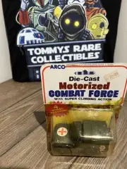 Vintage 1981 Arco Combat Force DieCast Motorized 4" Medic Ems