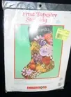 Dimensions Craft Kit - Fruit Tapestry Stocking Needlepoint #9073 (SEALED) RARE
