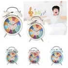 Mute Table Alarm Clock Cartoon Number Desktop Clock Bedside