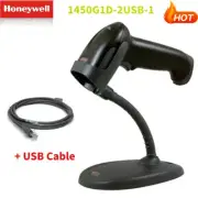 Honeywell 1450G1D-2USB-1 1D Voyager Barcode Scanner With Stand USB Cable