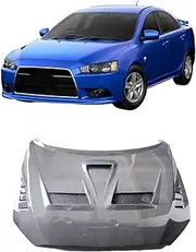 Carbon Fiber Engine Hood Cover Compatible For Mitsubishis Lancer Evolution X Bonnet EVO 08-17