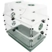 Seed and Herb Domed Propagator with 2 Vented Side Height Extensions and Secur...