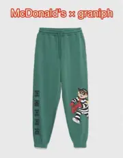 Graniph Men L Mcdonald'S Collaboration Gula Jogar Sweat Pants Limited Edition P