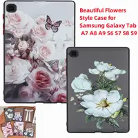 在飛比找蝦皮購物優惠-SAMSUNG 美麗的花朵風格手機殼適用於三星 Galaxy