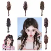 Highlight Wig Braid Ponytail Wavy Claw Clip Ponytail Increase Hair Volume