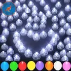 100Pcs Cool White LED Balloon Lights, Waterproof round Tiny Led Light for Paper