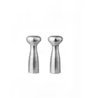 Georg Jensen Alfredo Stainless Steel (Matte) Salt & Pepper Grinder Set