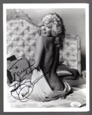 CONNIE STEVENS HAND SIGNED 8x10 PHOTO YOUNG+SEXY POSE TO MICHAEL JSA