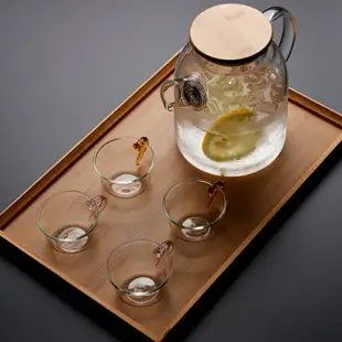耐熱高溫玻璃花茶壺家用帶過濾煮茶壺套裝下午茶茶具大容量泡茶壺