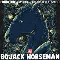 在飛比找Yahoo!奇摩拍賣優惠-BoJack Horseman歐美動漫馬男波杰克同款短袖T恤