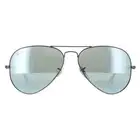 Ray-Ban Sunglasses Aviator 3025 029/30 Gunmetal Green Silver Mirror Medium 58mm