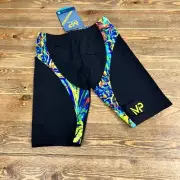 NWT Michael Phelps MP Oasis Jammer Tropical Print Mens Swimsuit Sz 30