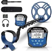[PalliPartners] Metal Detector for Adults & Kids,Higher Accuracy Adjustable Waterproof Metal Detectors with Pinpoint & Disc,10" Inch Search Great for Detecting Gold, Coin, Treasure Hunting-A1089