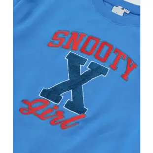 x-girl SNOOTY CREW SWEAT TOP 大學Ｔ105224012006