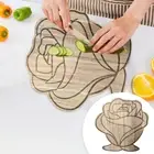Wooden Rose Cutting Board Bread Board Cheese Platter Meat Cheese Kitchen Tool