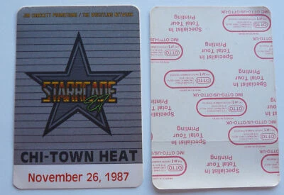 1987 Starrcade Chi-Town Heat NWA Wrestling Backstage Pass Ric Flair