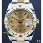 ROLEX 勞力士 116263 爬山虎 36MM 防偽內圈 半金款 金色面盤 保單 ( 2008 )