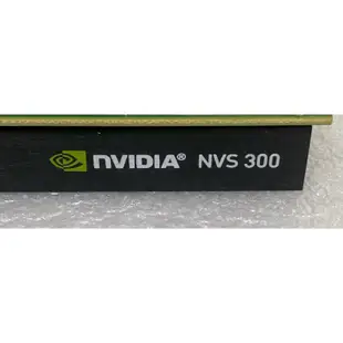 NVIDIA NVIDIA NVS300 PCI-E 512MB 商用繪圖 專業繪圖卡