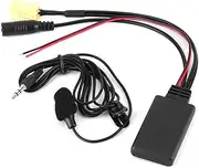 Bluetooth 50 Radio Aux Input Adapter Car Microphone Handsfree Cable Fit for Multiple Car Including Lancia and Smart