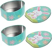 WATIIFUFU 2pcs Easter Candy Box Small Candy Boxes Creative Egg Containers Pastry Boxes Candy Storage Holder Decorative Egg-shaped Candy Boxes Candy Container Candy Storage Case Sweets Tray