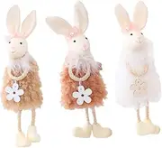 JOINPAYA 3pcs Rabbit Pendant Ornament Plush Bunny Party Favors Sloth Stuffed Animal Party Supplies Bunny Birthday Decorations Stuffed Bunny Cloth