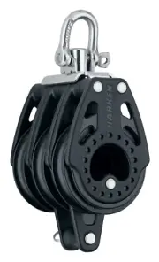 HARKEN 57mm TRIPLE BLOCK, SWIVEL, BECKET