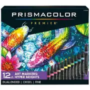Prismacolor Art Markers Hyper Bright 12 Pack